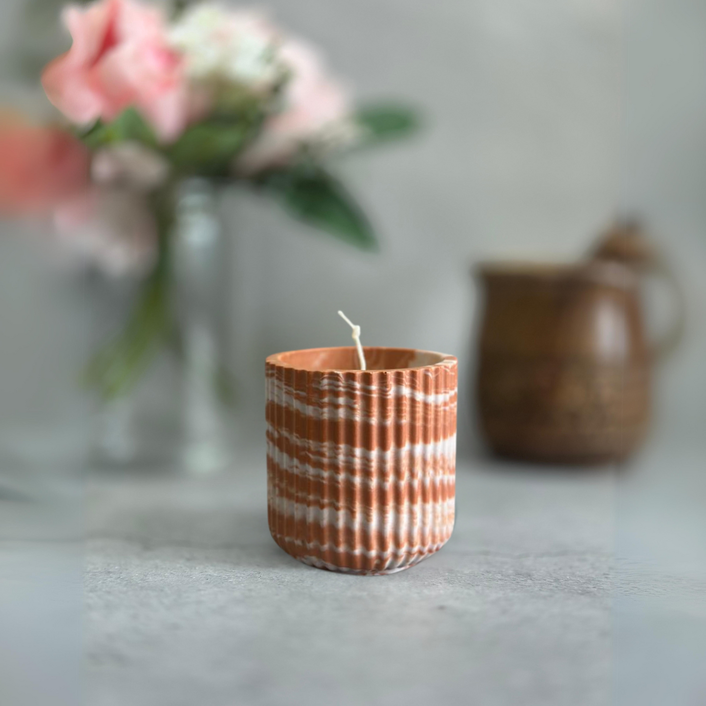 Fluted Candle