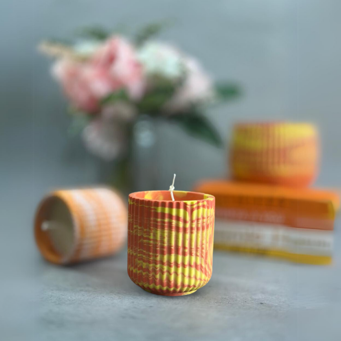 Fluted Candle